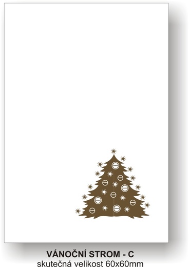 Vánoční strom - C