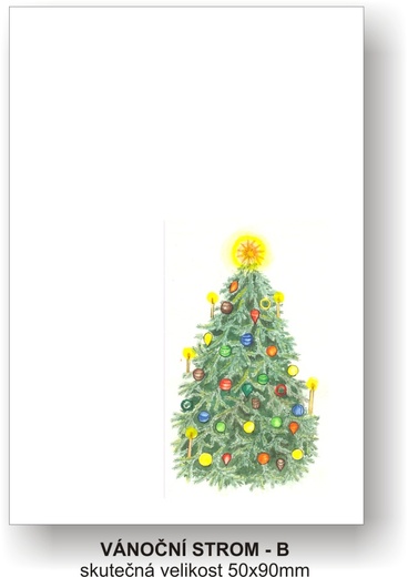 Vánoční strom - B