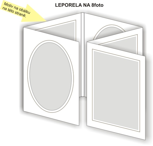 Leporela na 8 foto