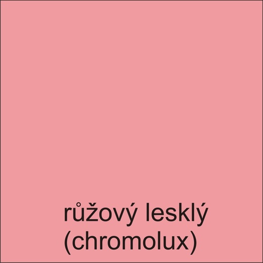 Růžový leský (chromolux)